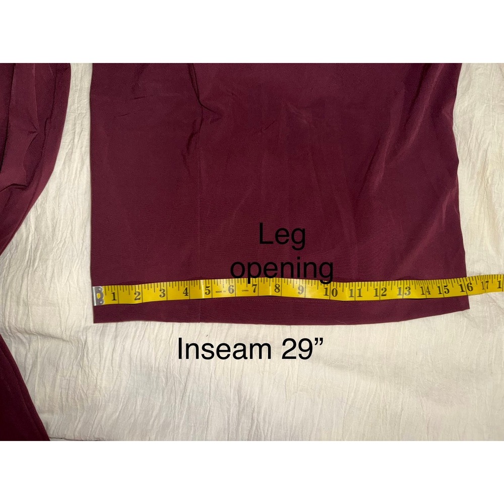 Halara Breezeful NEW one piece maroon long wide leg jumpsuit size 1x plus - Picture 11 of 11